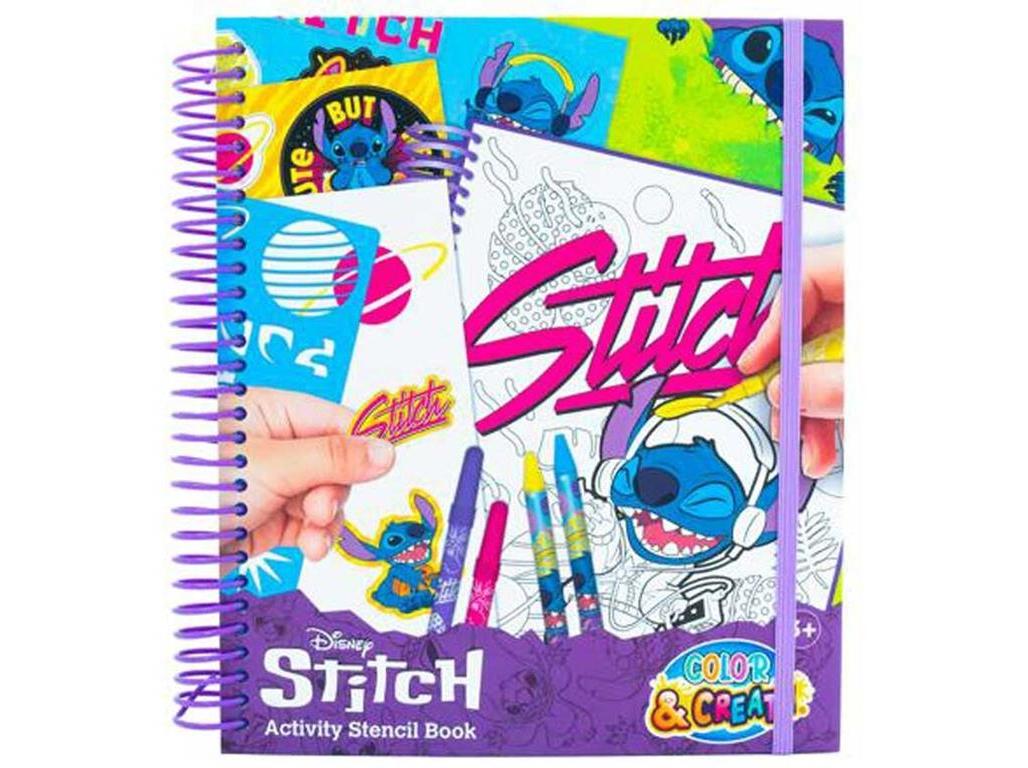 LIVRO COLORIR STITCH C/ STENCILS ACESS