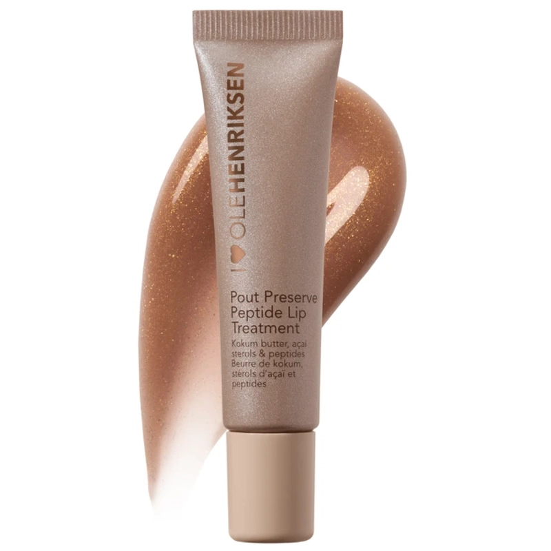 Ole Henriksen Glimmer Pout Preserve Peptide Lip Treatment 12 ml - Crême Brûlee