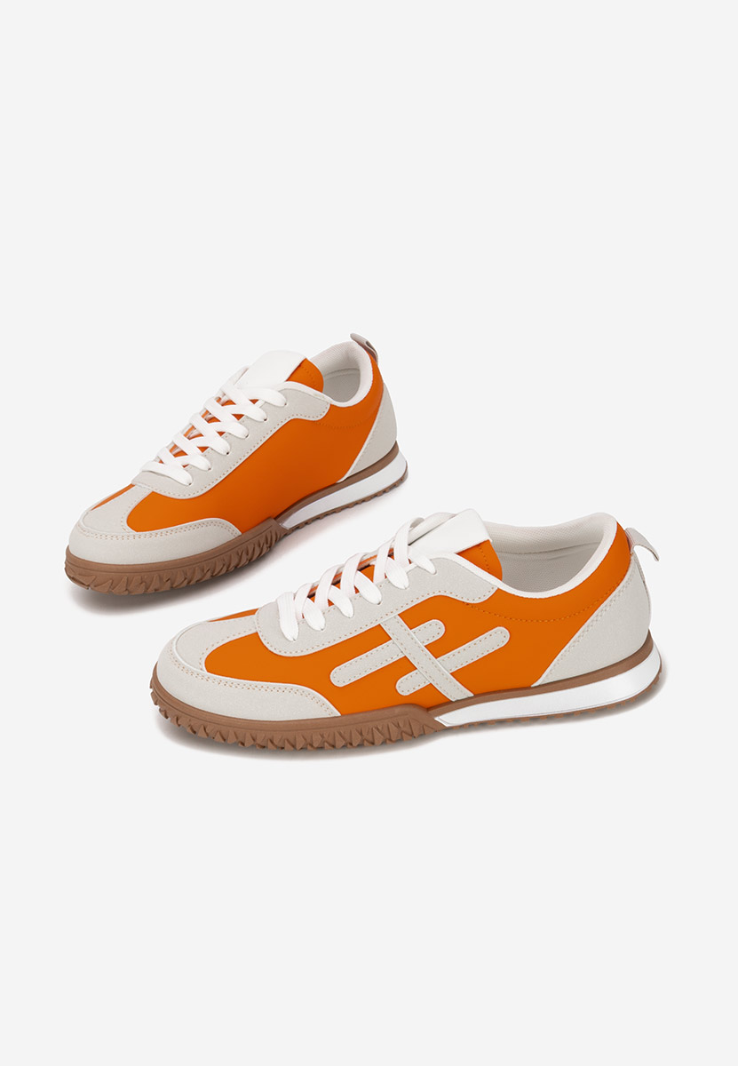 Baskets pour femme orange Loriva