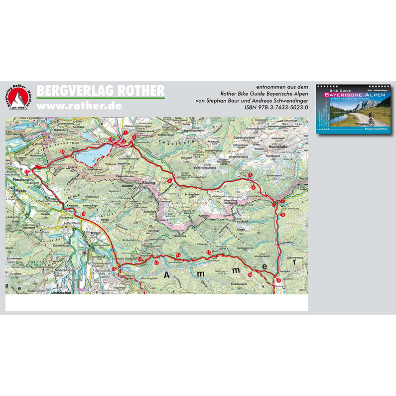 Rother Bayerische Alpen Bike Guide