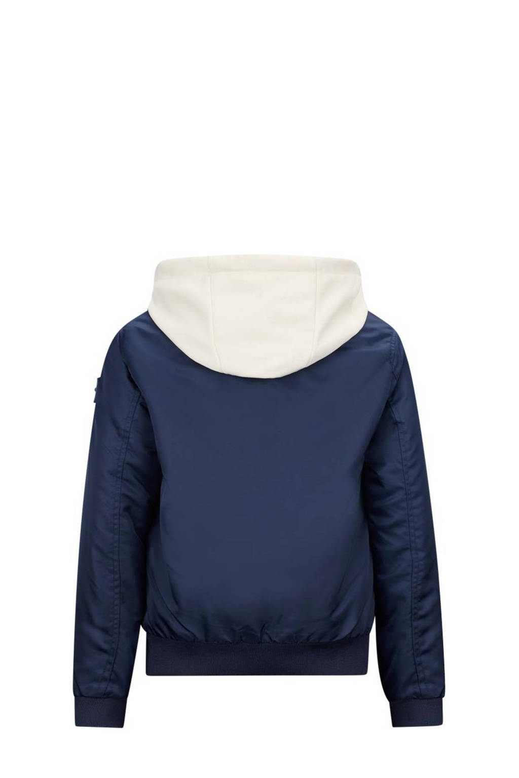 Retour Jeans bomberjack zomer Duco donkerblauw/ecru