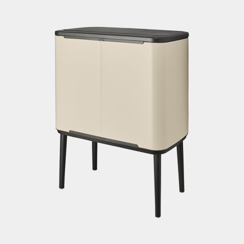 Bo Touch Bin, met 1 binnenemmer, 36 liter - Soft Beige