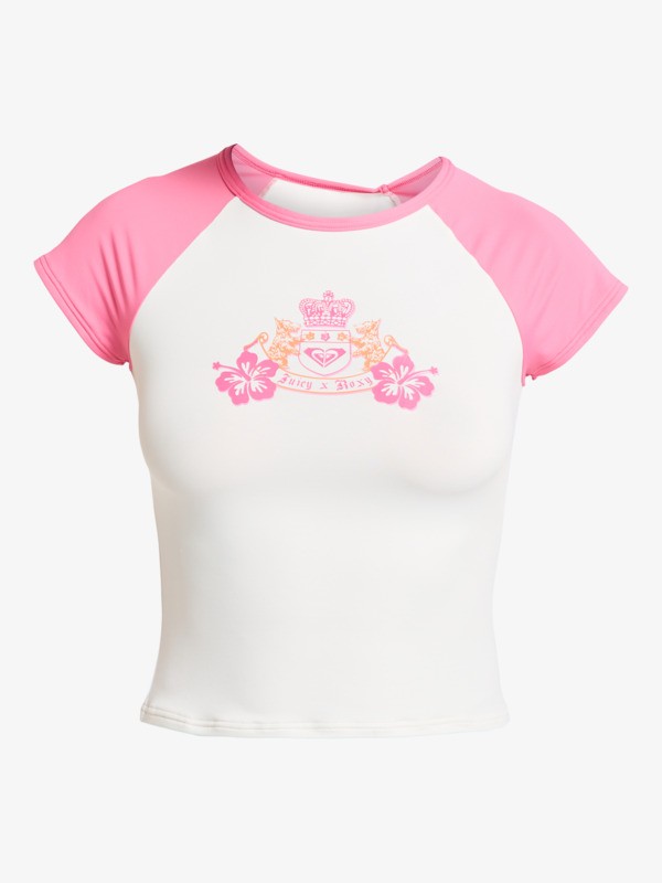 Roxy X Juicy Couture Lycra à manches courtes Rose Femme