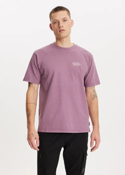 T-shirt met print azores paars (LILA)