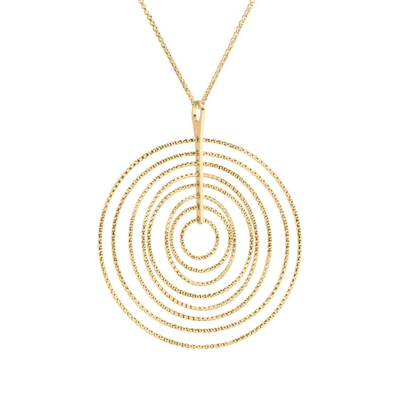 Collier Argent Doré Diamanté Arianna