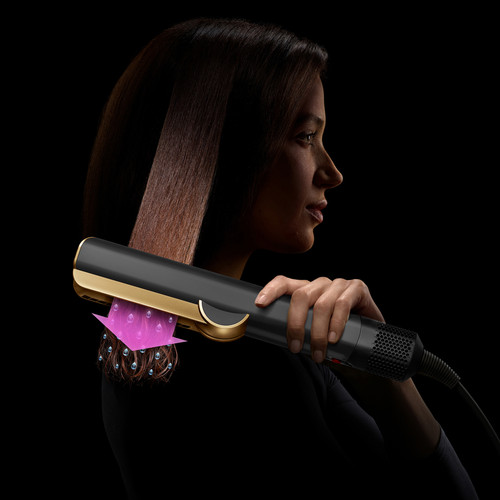 Dyson Airstrait Onyx Zwart/Goud