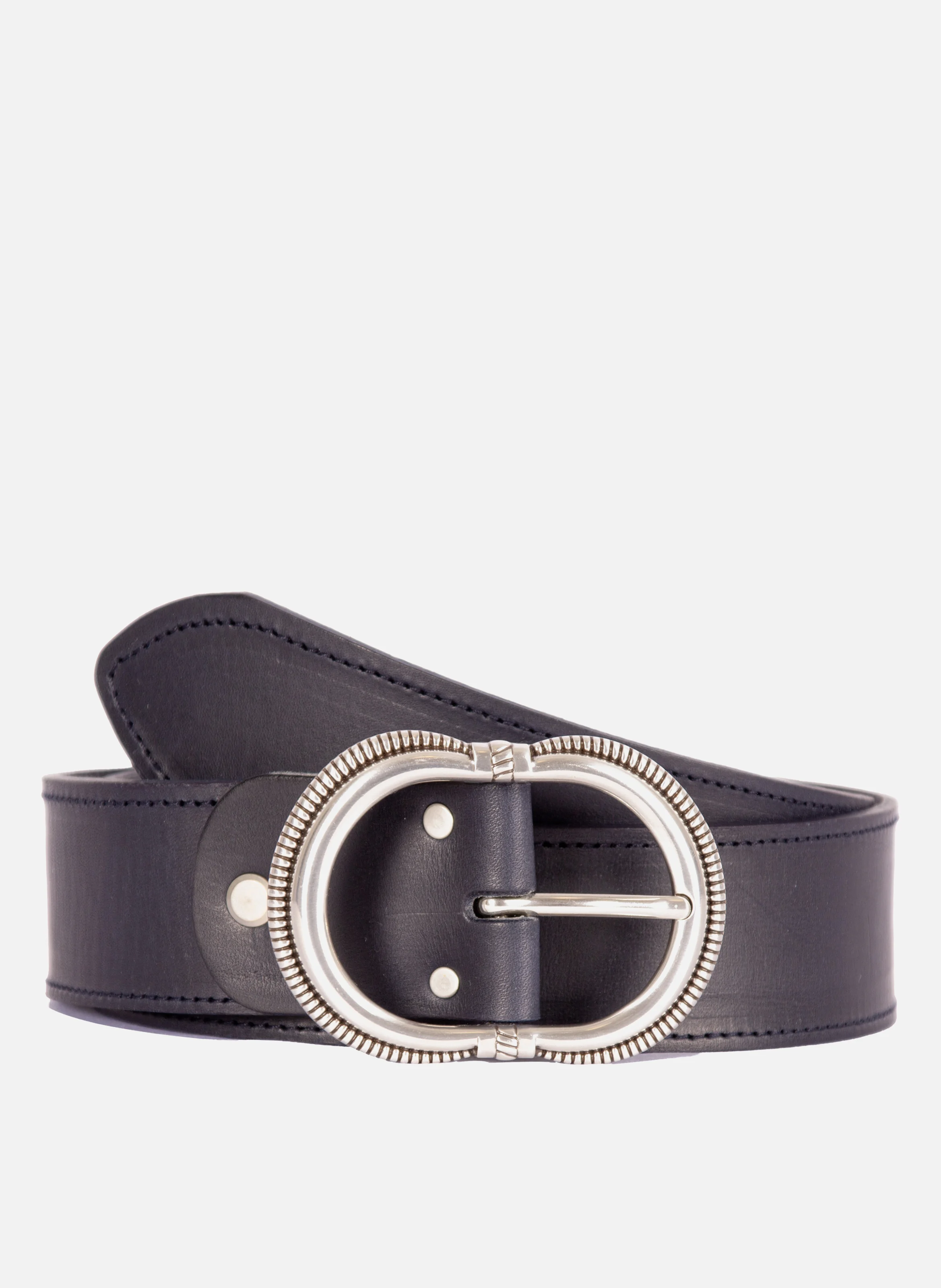 Ceinture camargue cuir | Bleu