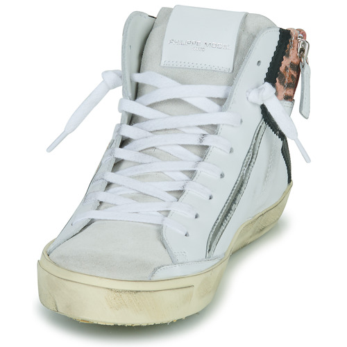 Philippe Model - PRSX HIGH WOMAN Blanco / Leopardo