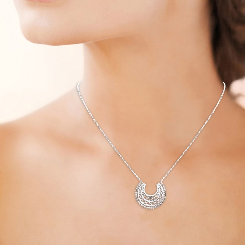 Collier Femme - Argent 925 - Longueur : 45 cm