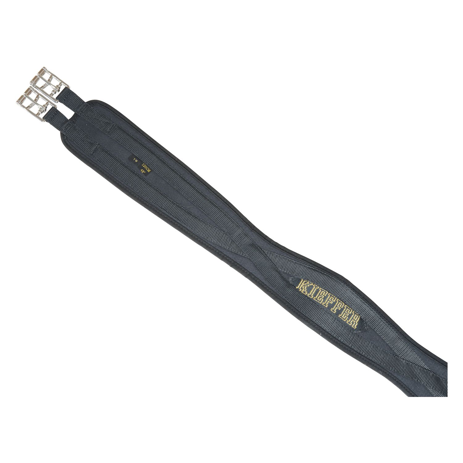 kieffer Sattelgurt Air-Tex  - schwarz