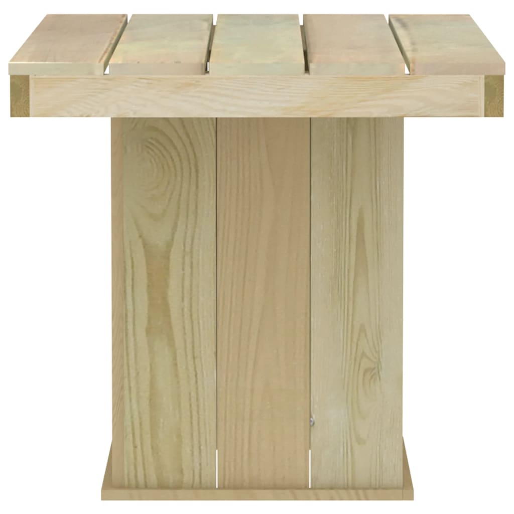 Mobilier de salle à manger de jardin 3 pièces bois de pin imprégné