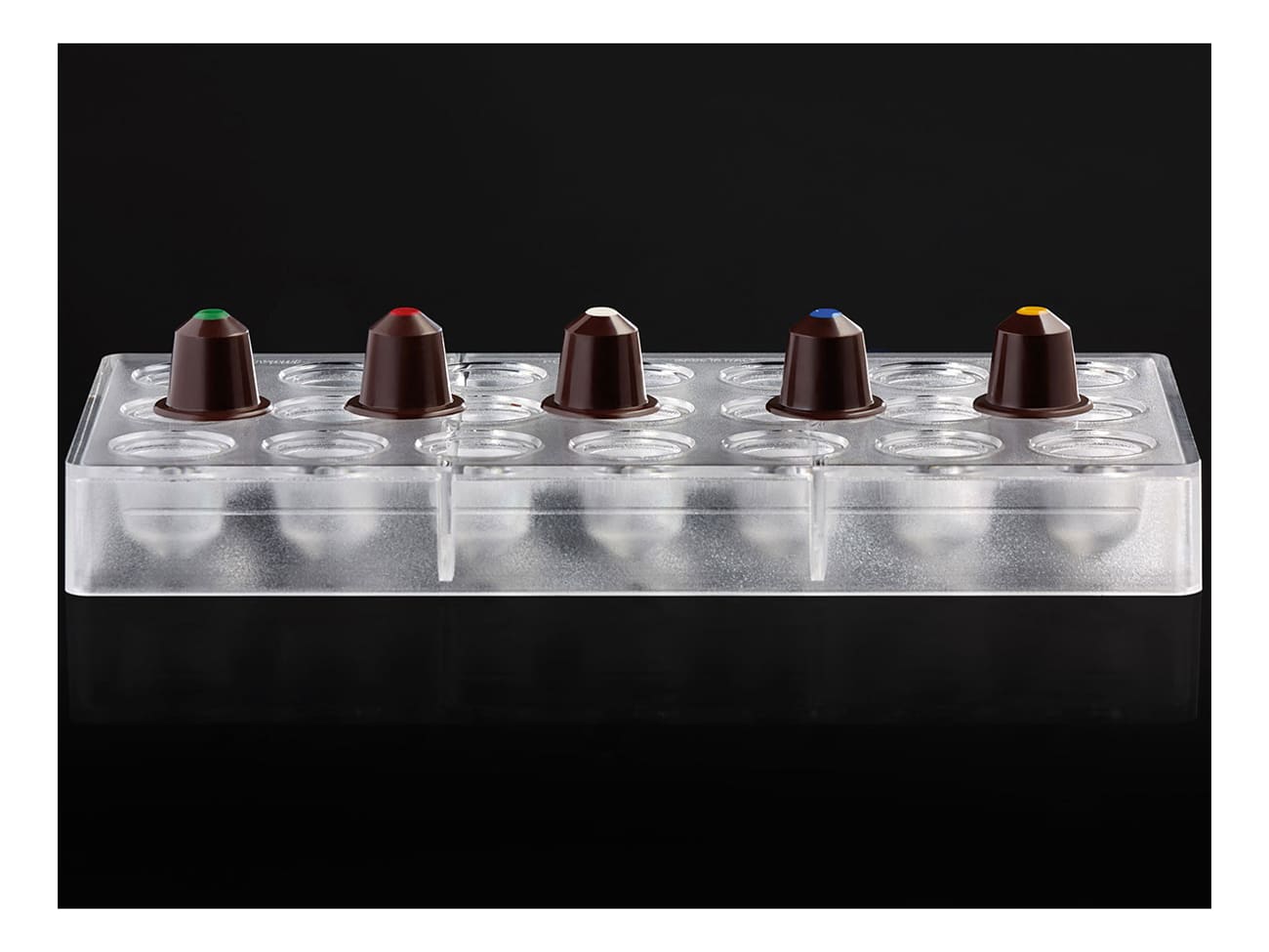 Moule chocolat - capsule de café - Pavoni