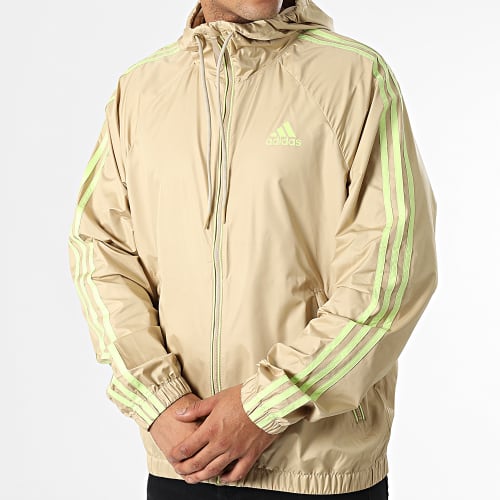 Coupe-Vent Capuche A Bandes 3 Stripes H65775 Beige