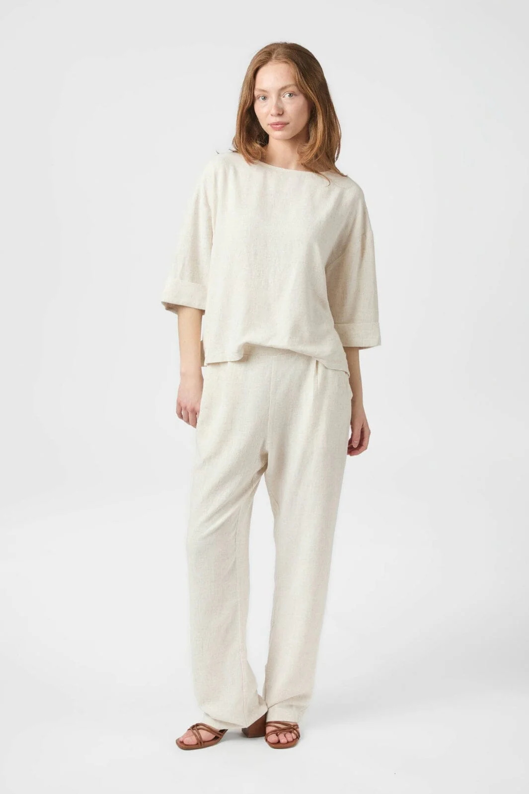Neo Noir Tatjanna Linen Jumpsuit 165935