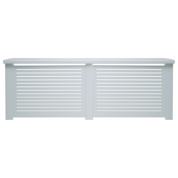 CanDo Radiatorpaneel Chester Wit MDF 60x60 cm