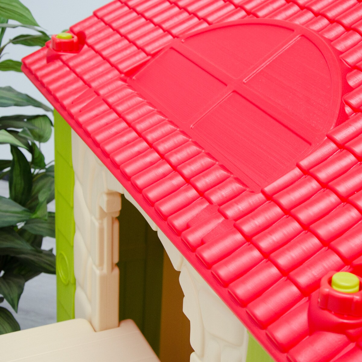 Kinder Spielhaus ab 1 - Garten Kinderhaus mit Tisch - Indoor Kinderspielhaus