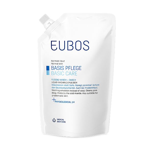 Eubos Seife liquide<br>400 ml, Beutel, flüssig, unparfümiert blau refill