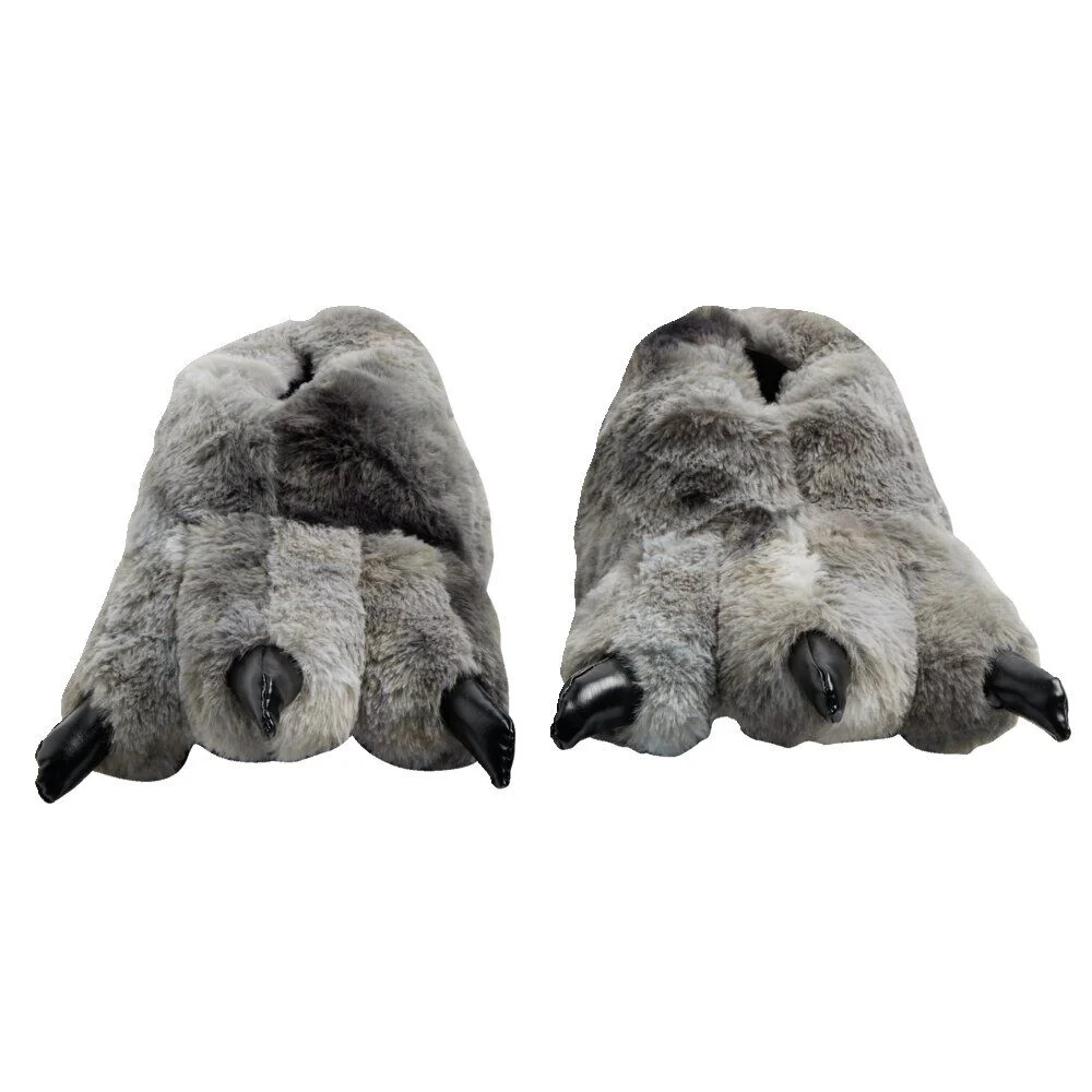 Chaussons griffes gris et noir - Pointure 36 à 45