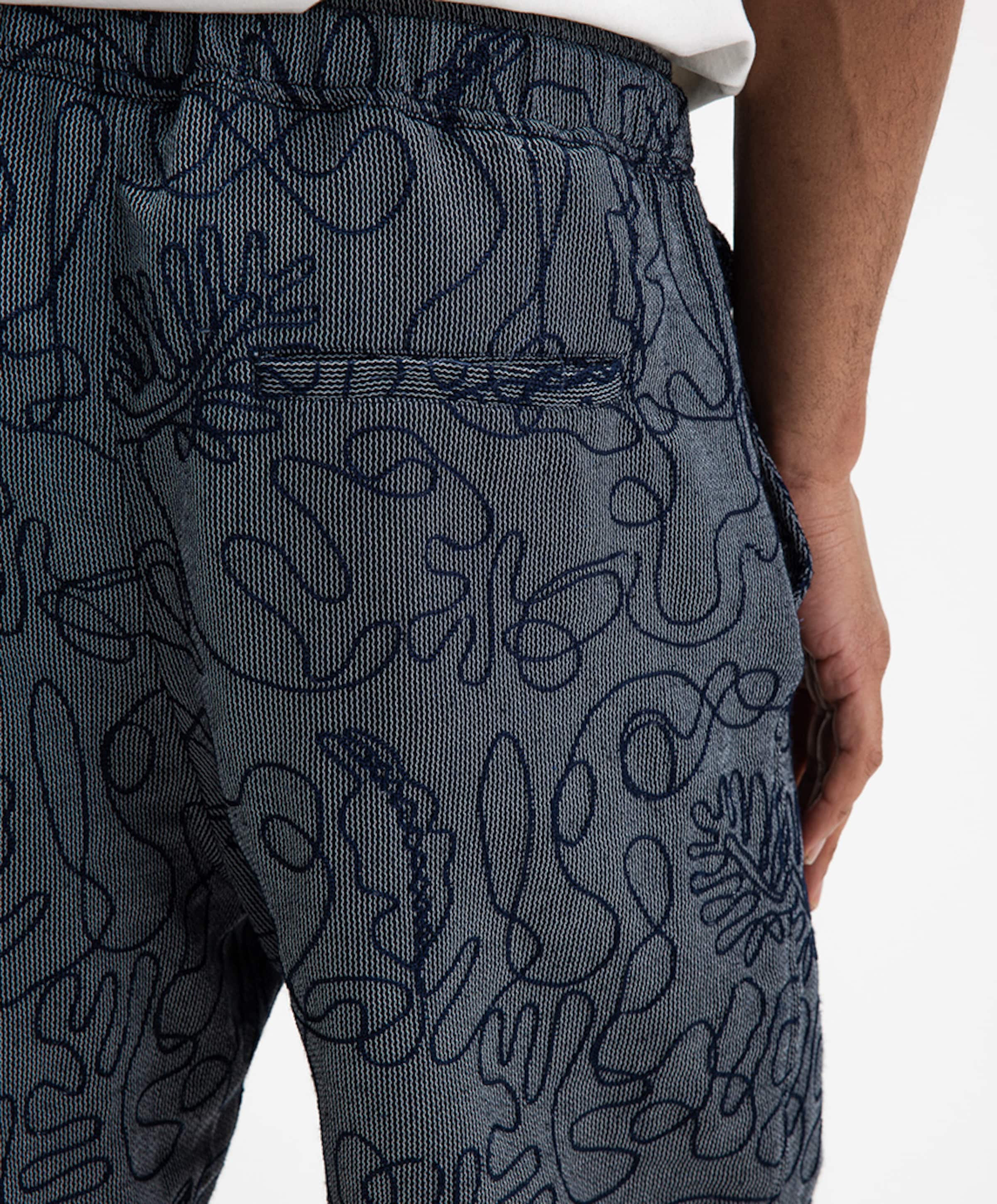 Butcher of Blue Alex Embro Shorts heren korte broek blauw