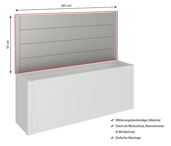 Biohort Sichtschutz für HochBeet 4x1, ca.