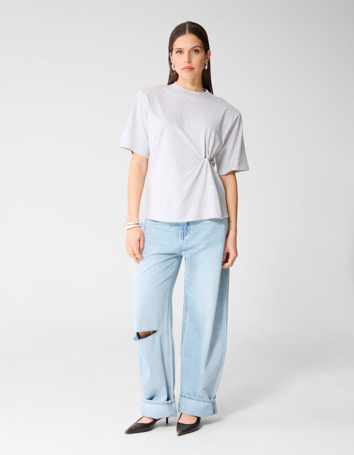 Baggy Fit Jeans Bleached By Monica