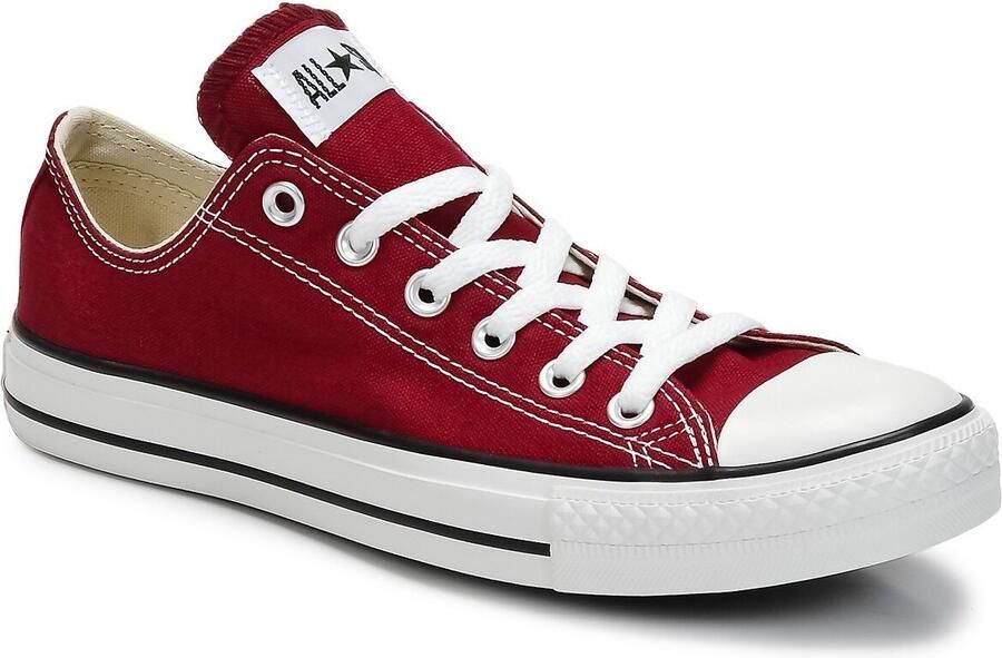 CONVERSE Sneakers laag 'Chuck Taylor All Star' karmijnrood wit