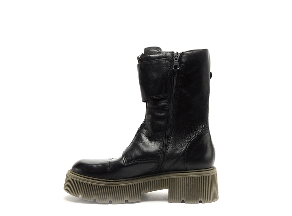 Mjus boots bottine plates femme p83203 noir
