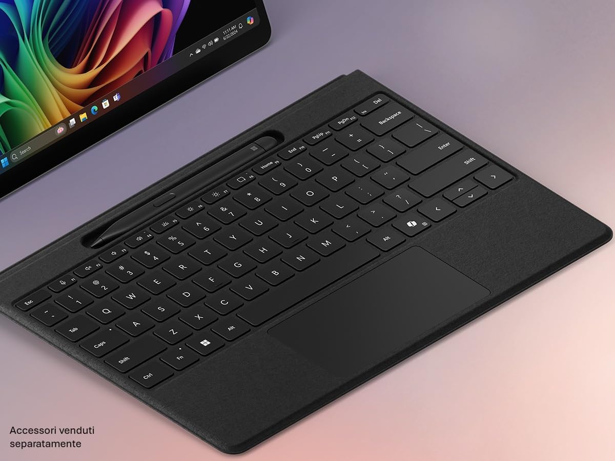 Microsoft Surface Pro | Copilot+ PC | Ecran tactile OLED 13\u201d | Snapdragon® X Elite | 16Go RAM | SSD 1To | Dernier Modèle, 11ème Edition | Noir