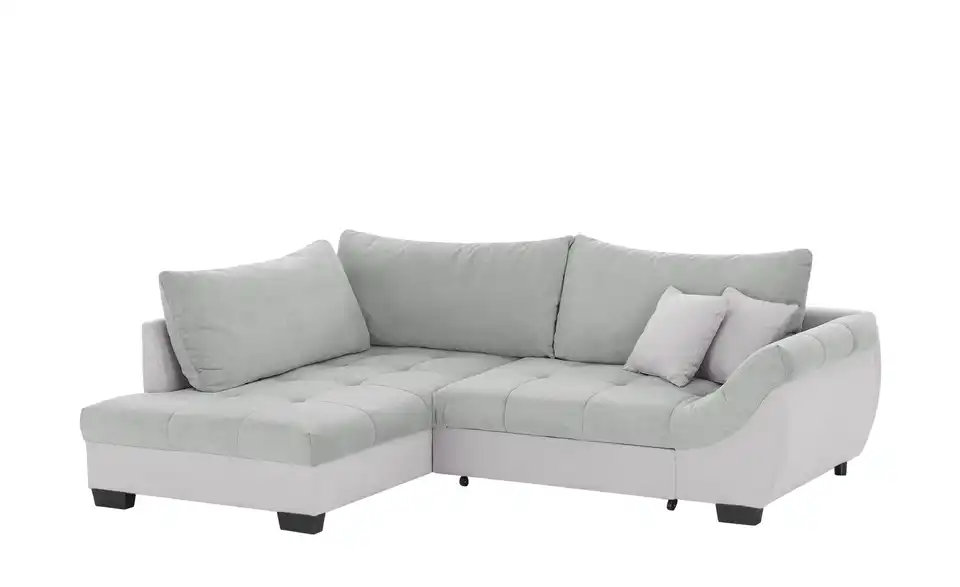 Ecksofa Krissy Grau, Silbergrau links