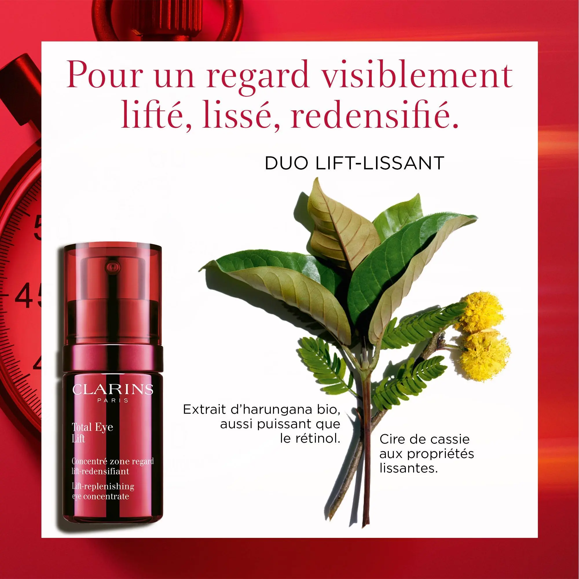Clarins - Total Eye Lift Contour des yeux anti-âge anti-rides- Contour des yeux et lèvres