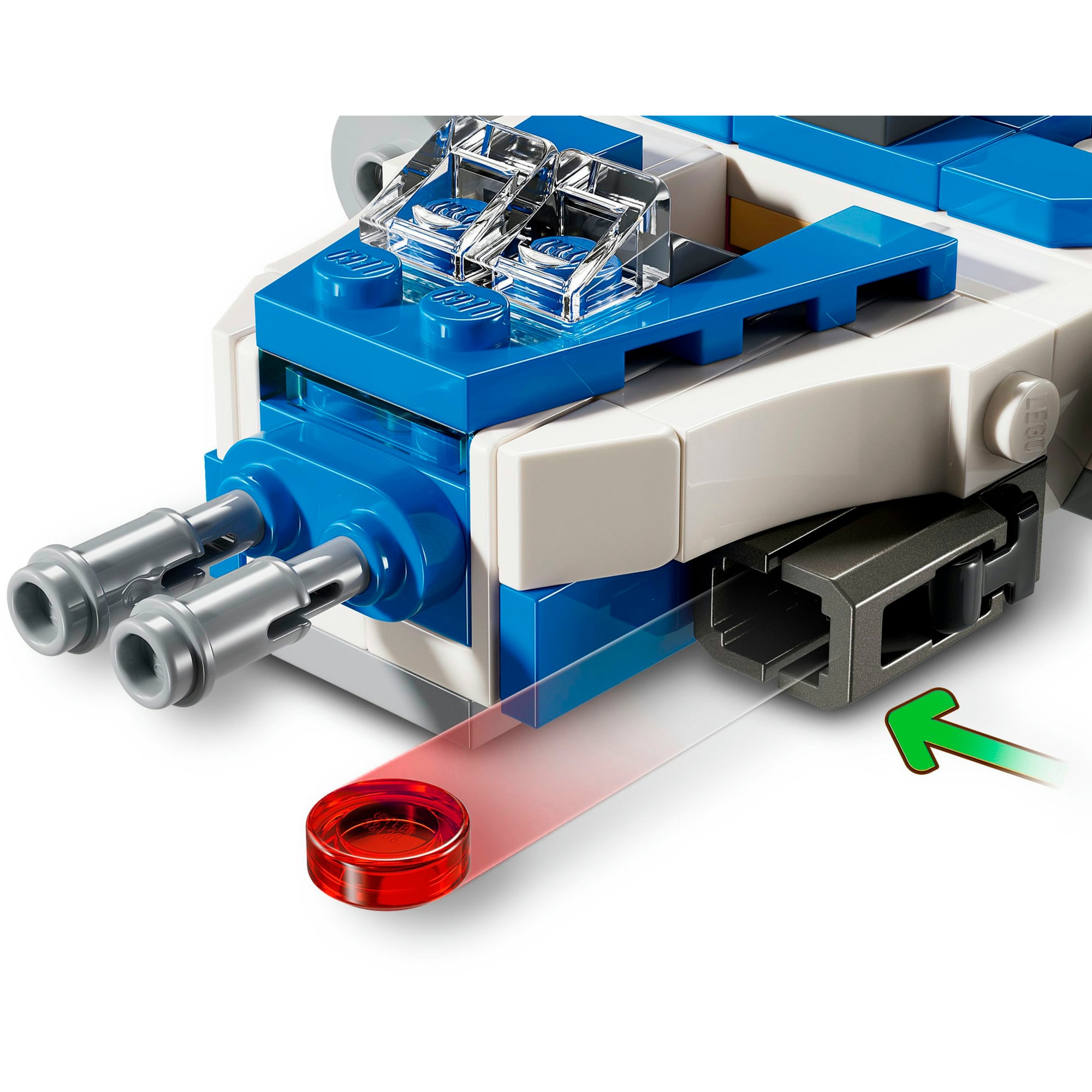LEGO Konstruktionsspielzeug Star Wars Captain Rex Y-Wing Microfighter