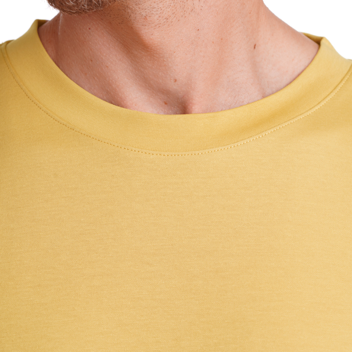 Jonas Nielsen Herren T-Shirt im Oversized-Look hellgelb