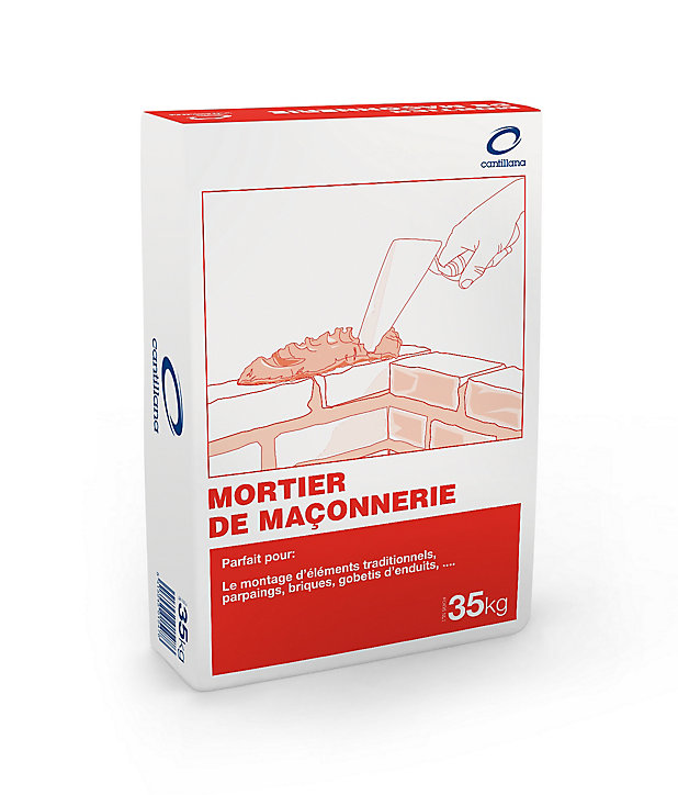 Mortier de maçonnerie sac de 35kg pour murs et sols