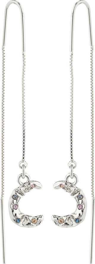 Pilgrim REMY recycled chain earrings silver-plated Sølv