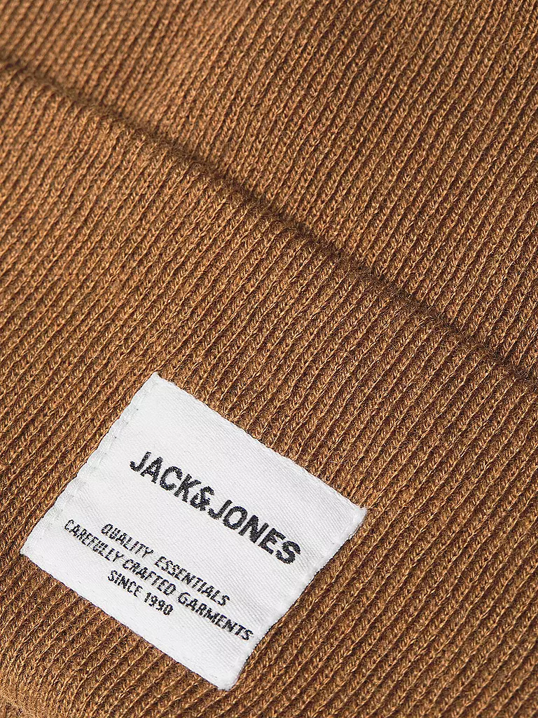 JACK & JONES Mütze - Haube JACLONG hellbraun