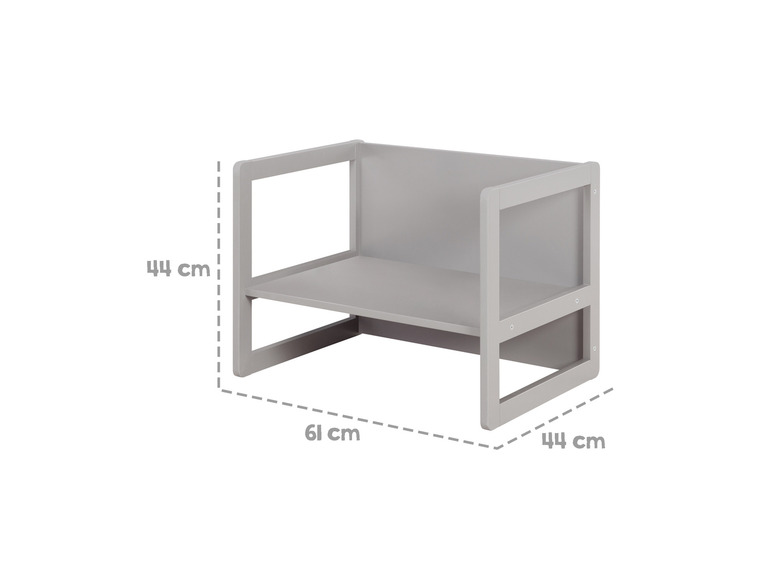 Kindertafel met stoel Montessori 3-in-1