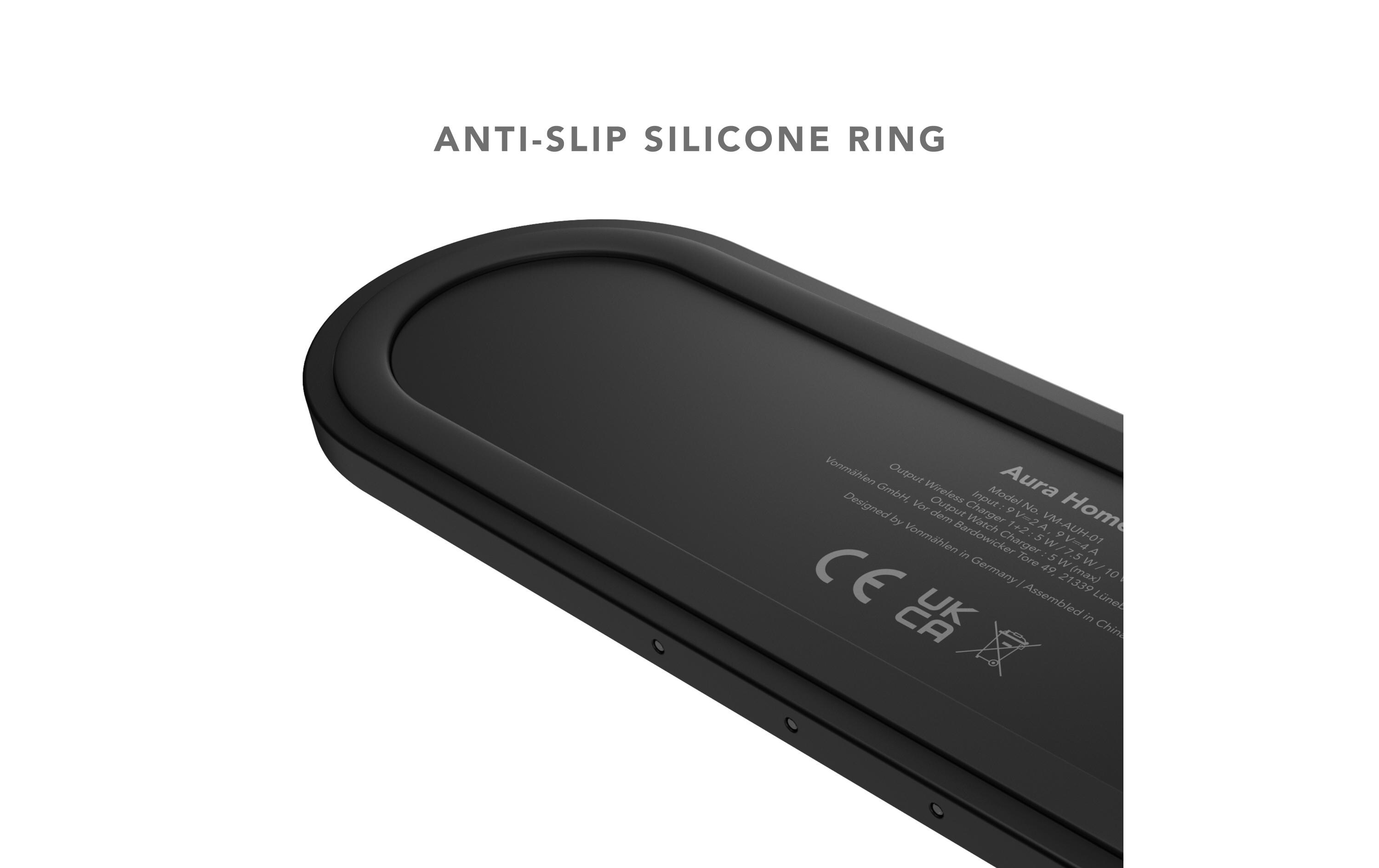 Wireless Charger Aura Home Black<br>Kabellose 3in1-Ladestation für Apple Geräte