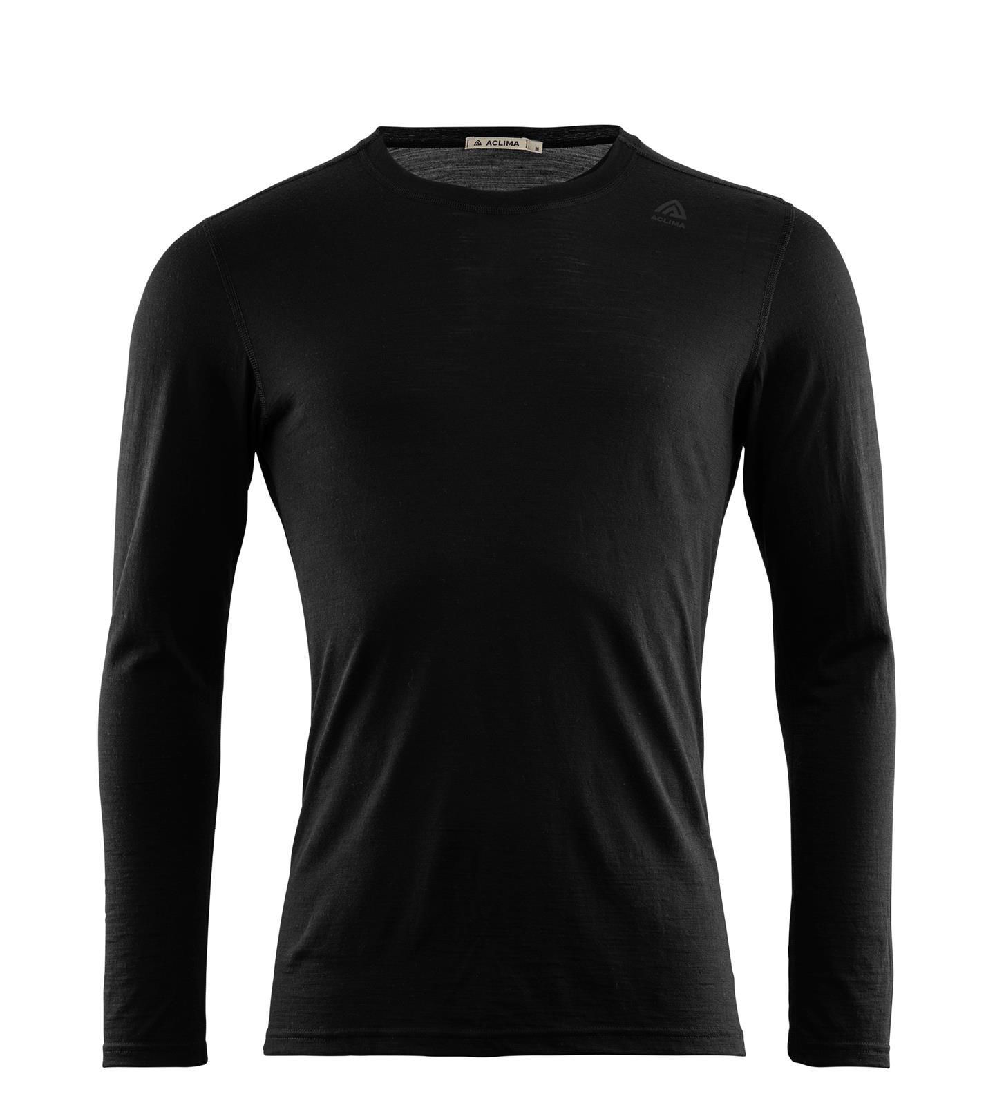 Aclima LightWool 140 Undershirt Long Sleeve Womens Black