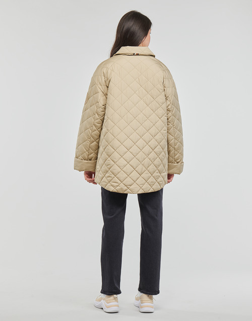 Tommy Hilfiger - QUILTED  SORONA SHORT SHACKET - Beige
