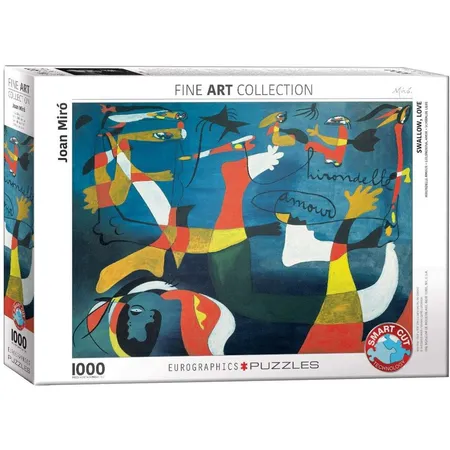 Eurographics Schwalbe Liebe von Joan Miró, 1000 Teile