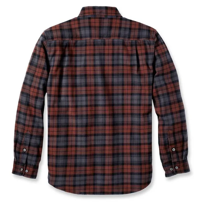 Flannel L/S Plaid Shirt Heavyweight Men herreskjorte