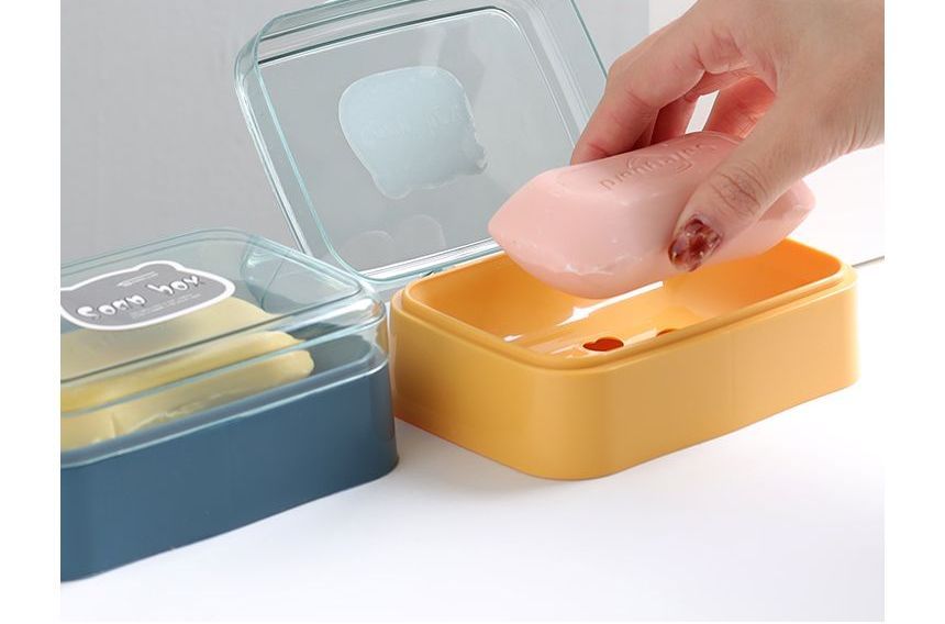 Beauty Artisan - Transparante plastic zeepdoos