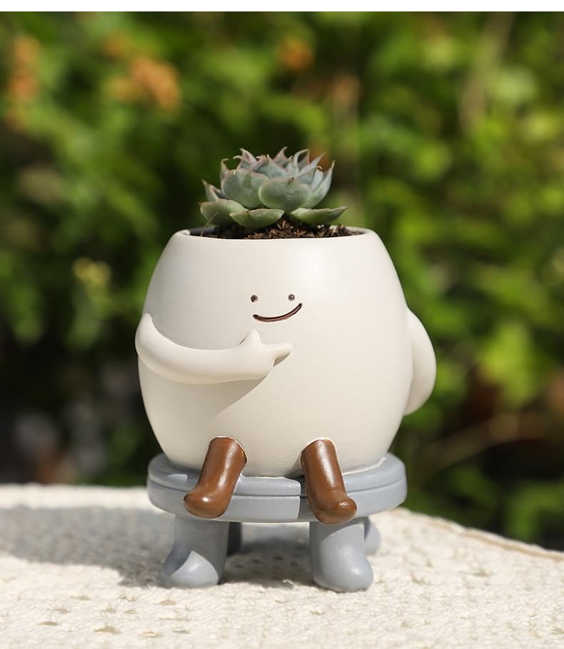 Coolkiss - Cartoon Mini Tuinpot Ornament (Diverse Ontwerpen)