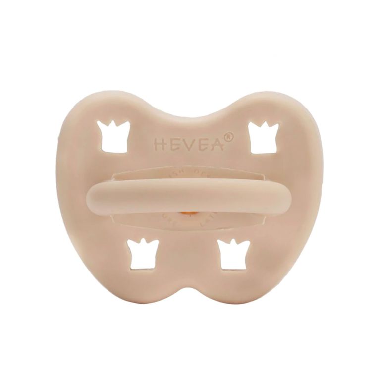 Tétine ronde beige clair 3-36 mois Hevea