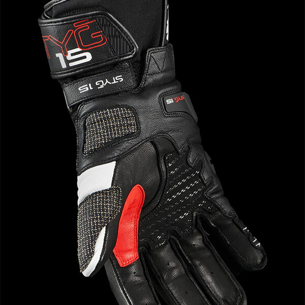 Furygan - Gants Styg15 Noir / Blanc / Rouge