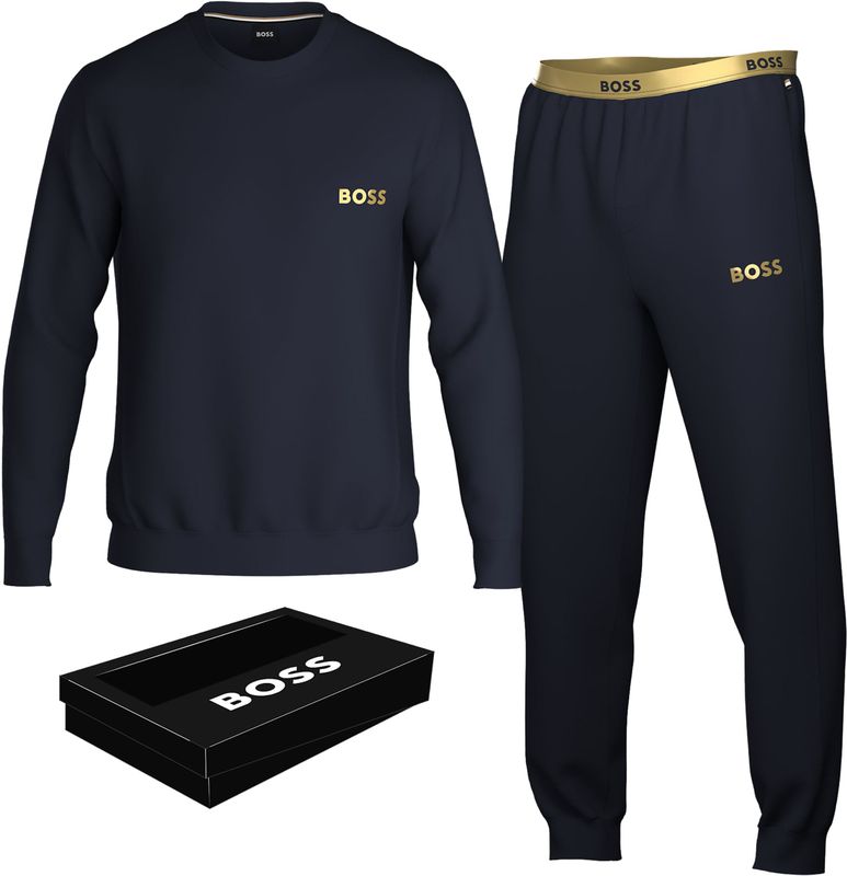 BOSS - Long Set - Lounge Set - Donkerblauw