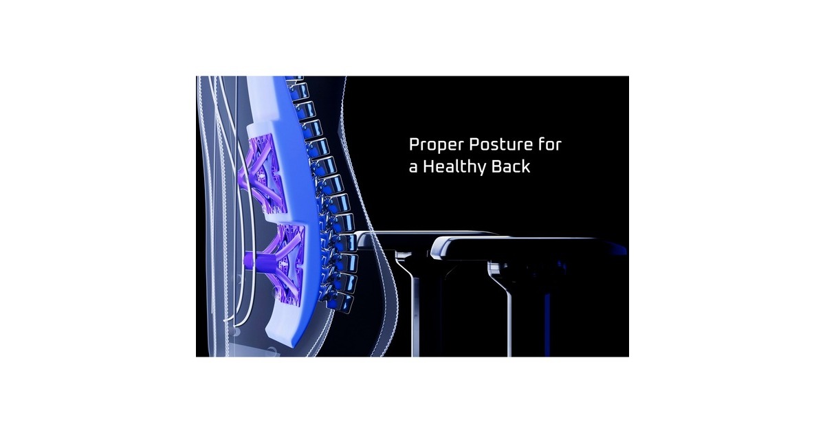 VertagearSL5800 gamestoel  (Zwart/carbon, ContourMax Lumbar, VertaAir, Hygennx)