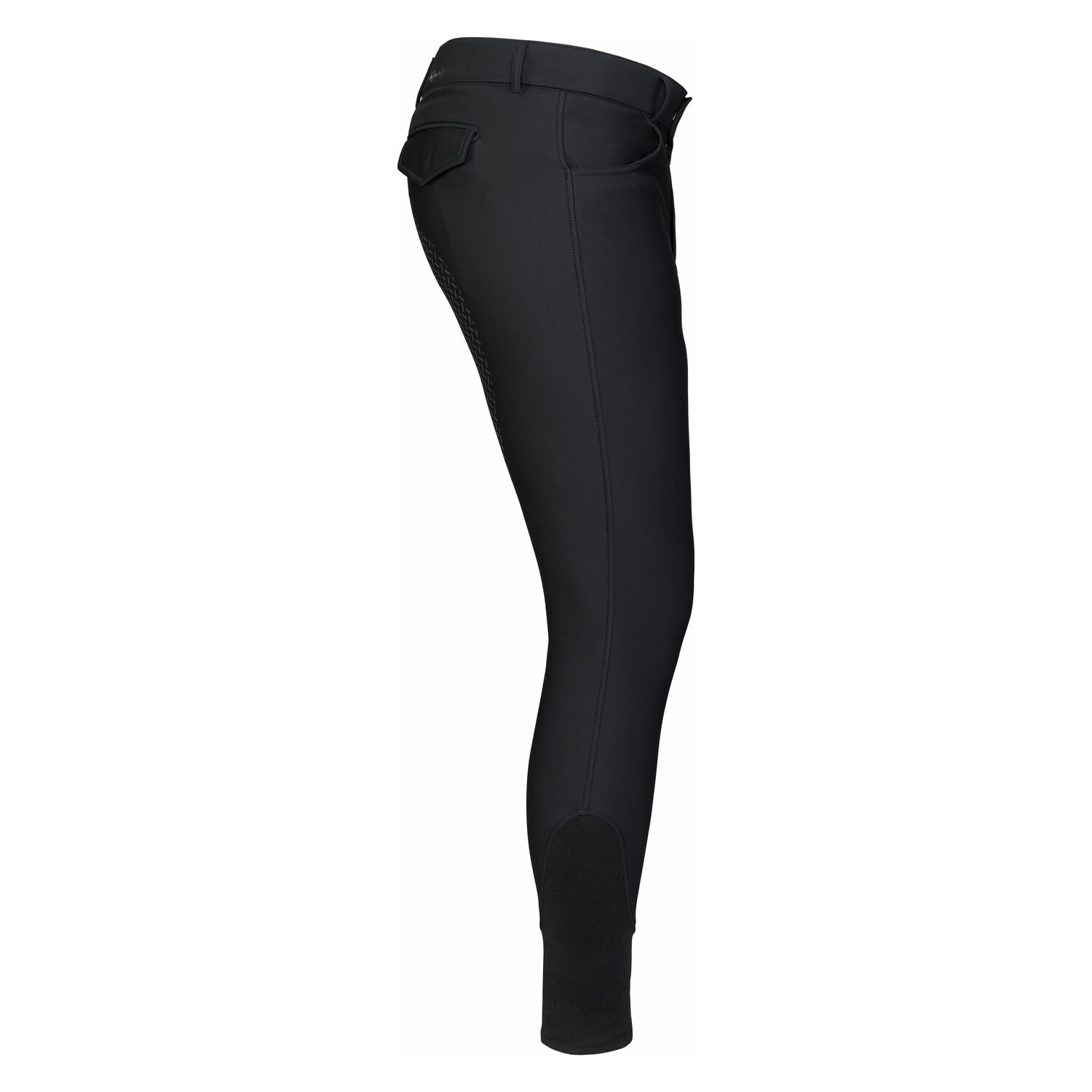 black forest Vollbesatz-Reithose Softshell Grip - black