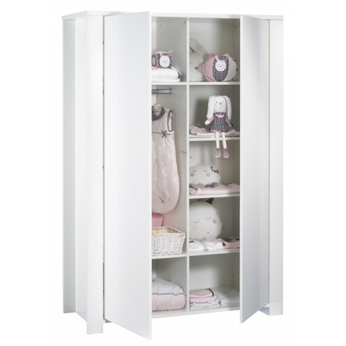 Armoire 2 portes LOFT Blanc - SAUTHON
