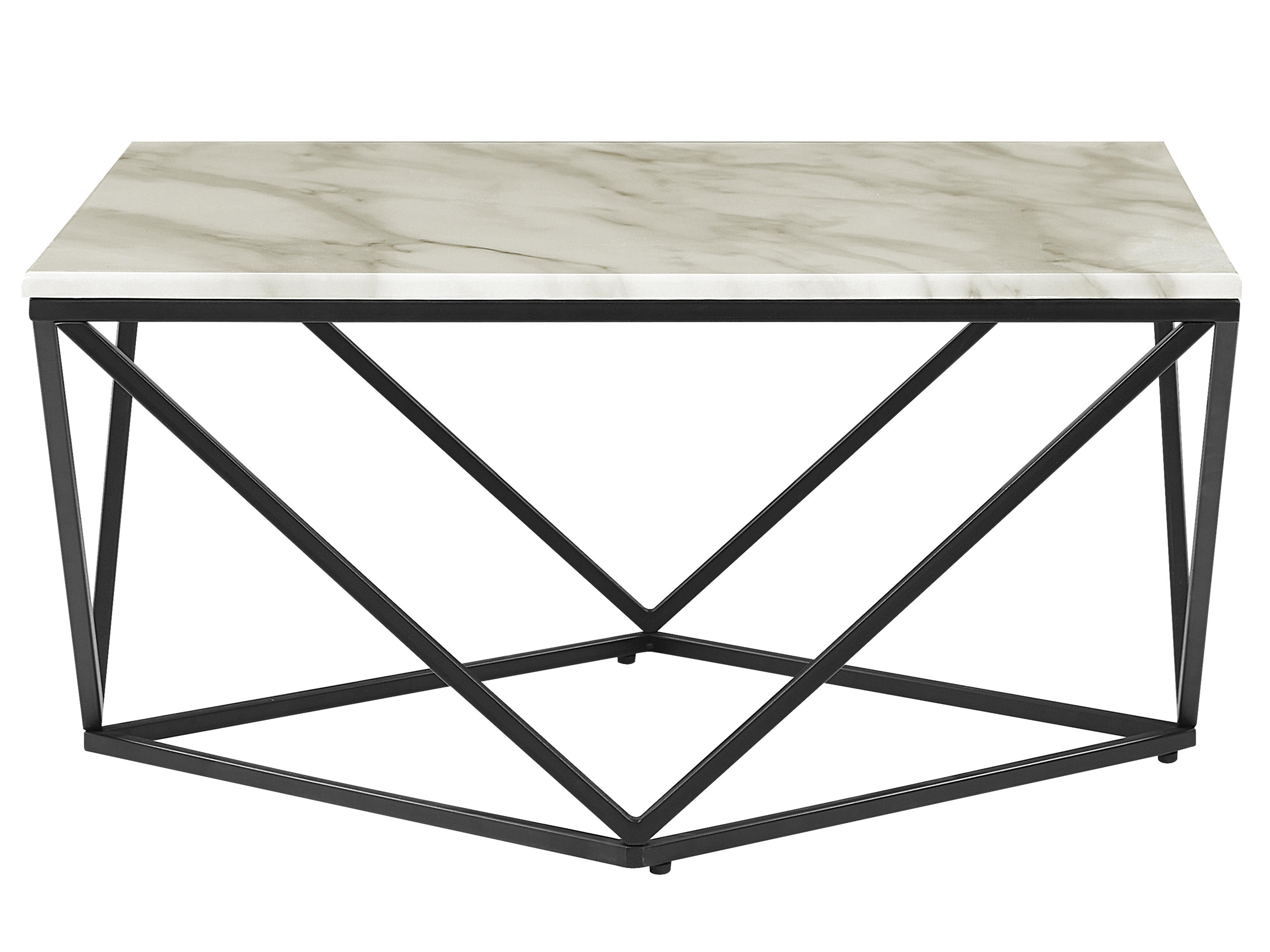 Salontafel MALIBU Wit marmer
